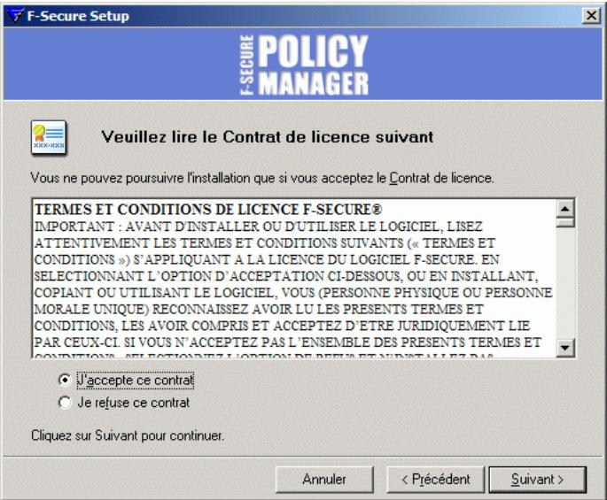 F-SECURE CLIENT SECURITY 8.00 - Etape 3. - 1