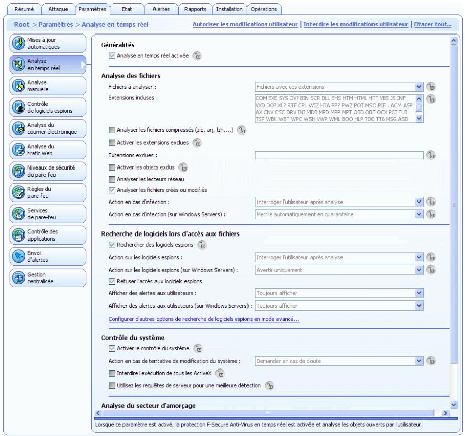 F-SECURE CLIENT SECURITY 8.00 - Analyse en temps réel - 1
