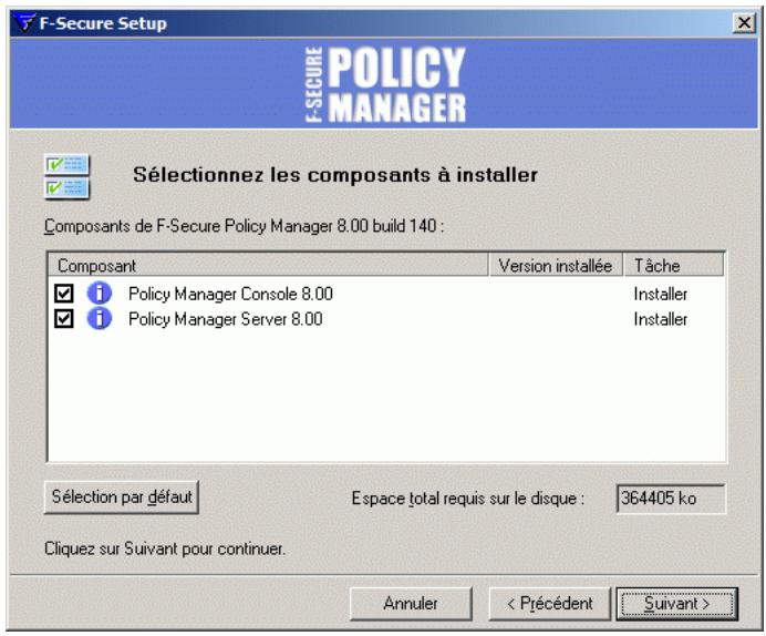 F-SECURE CLIENT SECURITY 8.00 - Etape 4. - 1