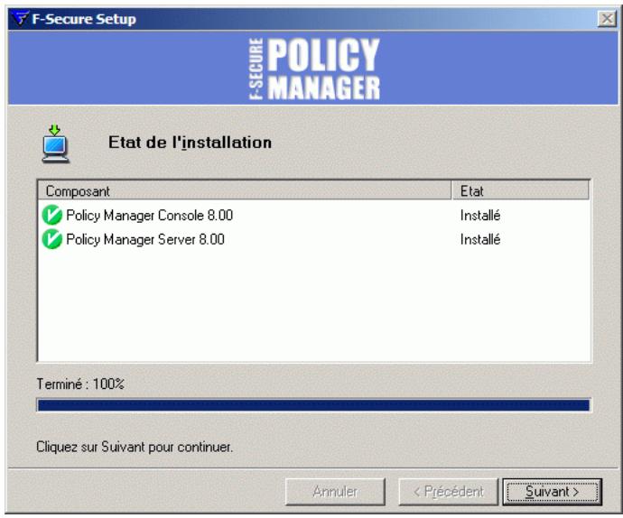 F-SECURE CLIENT SECURITY 8.00 - Etape 12. - 1