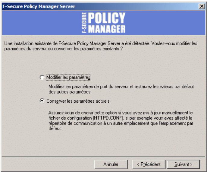 F-SECURE CLIENT SECURITY 8.00 - Etape 6. - 2