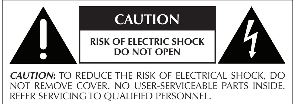 CLASSE AUDIO CA-3200 - WARNING: TO REDUCETHE RISK OF FIRE OR ELECTRIC SHOCK, DO NOT EXPOSE THIS APPLIANCE TO RAIN OR MOISTURE. - 1