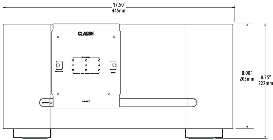 CLASSE AUDIO CA-3200 - Spécifications - 1