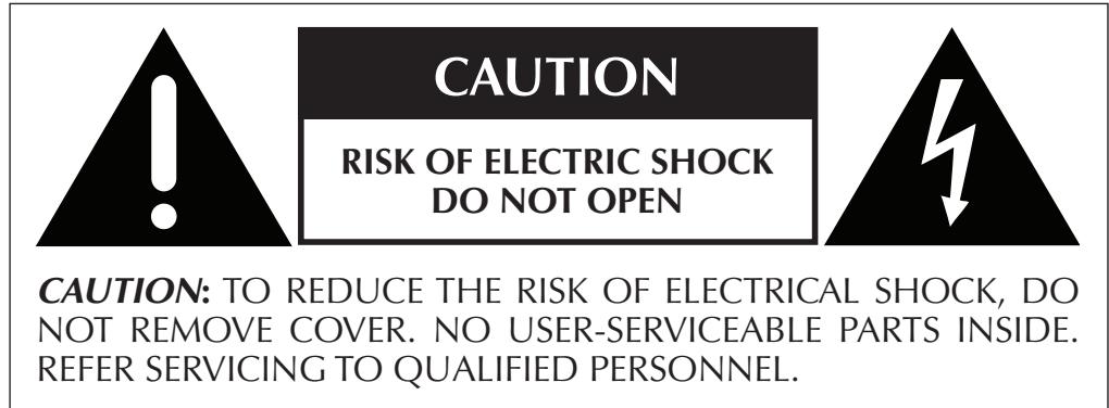 CLASSE AUDIO CA-M400 - WARNING: TO REDUCETHE RISK OF FIRE OR ELECTRIC SHOCK, DO NOT EXPOSE THIS APPLIANCE TO RAIN OR MOISTURE. - 1
