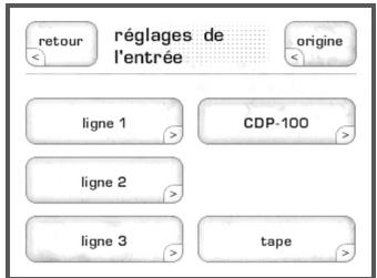 CLASSE AUDIO CP-500 - Le Système des Menu - 8
