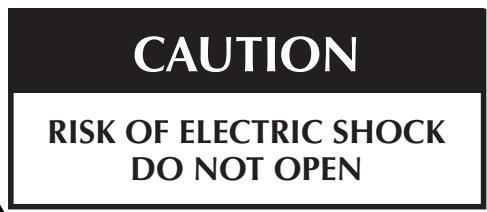 CLASSE AUDIO CP-500 - WARNING: TO REDUCE THE RISK OF FIRE OR ELECTRIC SHOCK, DO NOT EXPOSE THIS APPLIANCE TO RAIN OR MOISTURE. - 2