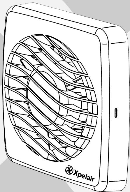APPLIED ENERGY DX100PIR - Toilet/Bathroom 100mm/4" Fan Range - 1