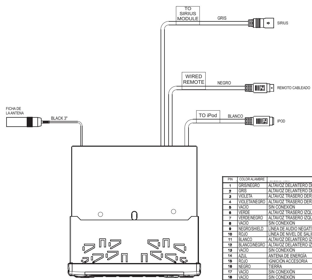 JENSEN VOYAGER MSR3007 - CABLEADO - 1