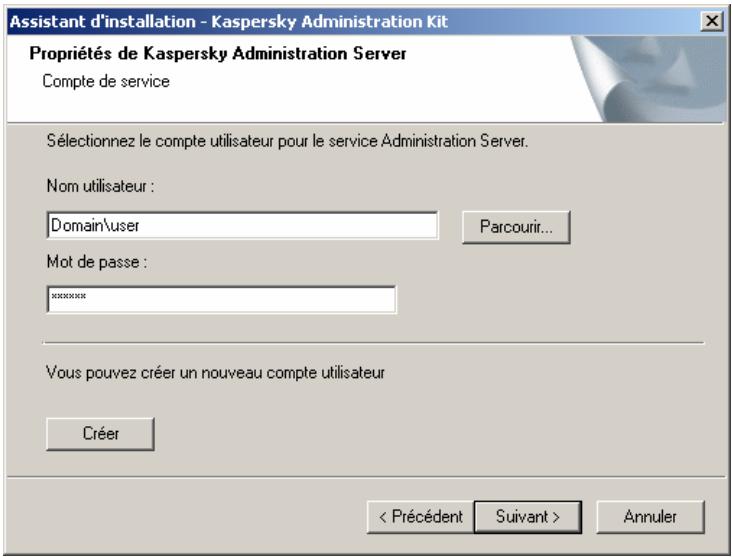 KAPERSKY ADMINISTRATION KIT 5.0 - Installation du serveur d'administration et de la console d'administration - 6