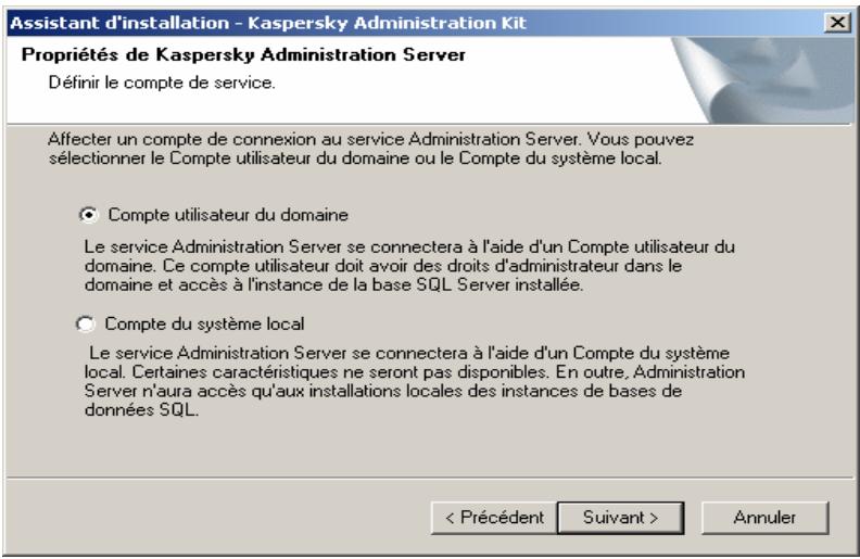 KAPERSKY ADMINISTRATION KIT 5.0 - Installation du serveur d'administration et de la console d'administration - 3