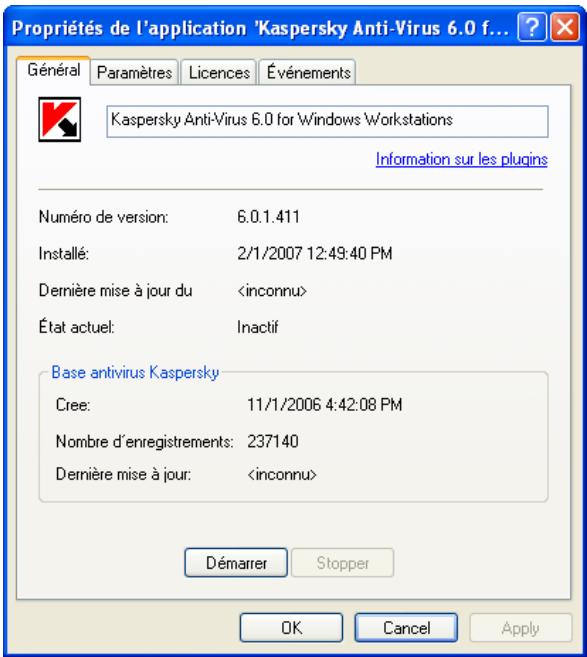 KAPERSKY ADMINISTRATION KIT 6.0 - Paramètres locaux de l'application - 1