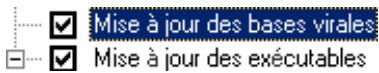 KAPERSKY ANTI-VIRUS 4.5 - Choix des objets àmettre à jour - 1