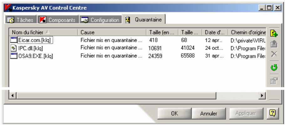 KAPERSKY ANTI-VIRUS 4.5 - Feuillet Quarantine - 1