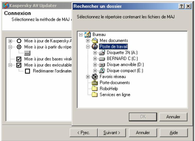 KAPERSKY ANTI-VIRUS 4.5 - Mise à jour depuis un dossier local - 4