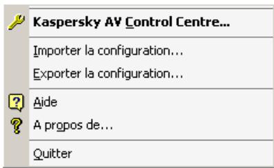 KAPERSKY ANTI-VIRUS 4.5 - Lancement du module Kaspersky AV Control Centre - 1