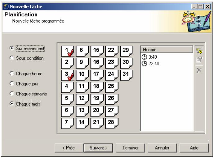 KAPERSKY ANTI-VIRUS 4.5 - Lancement mensuel de la tâche - 2