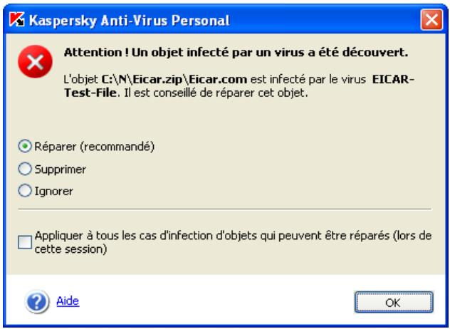 KASPERSKY LAB ANTIVIRUS PERSONAL 5.0 - Chapitre 10. traitement des VIRUS - 1