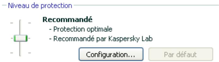 KASPERSKY LAB ANTI-VIRUS 7.0 - Sélection du niveau de sécurité du courrier - 1