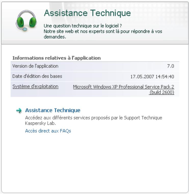 KASPERSKY LAB ANTI-VIRUS 7.0 - Service d'Assistance Technique aux utilisateurs - 1