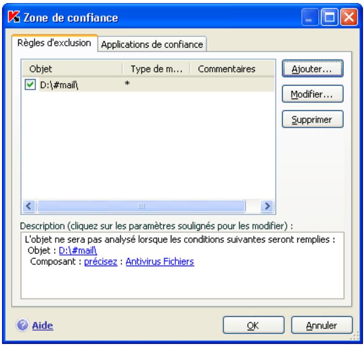 KASPERSKY LAB ANTI-VIRUS 7.0 - Constitution de la zone de confiance - 1