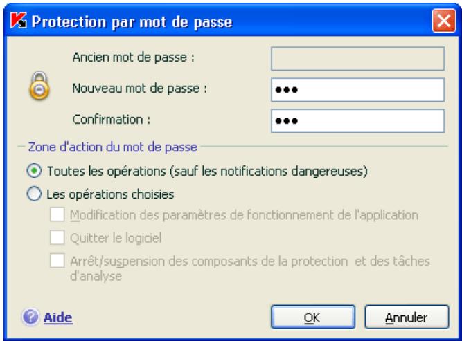 KASPERSKY LAB ANTI-VIRUS 7.0 - Autodéfense du logiciel et restriction de l'accès - 3
