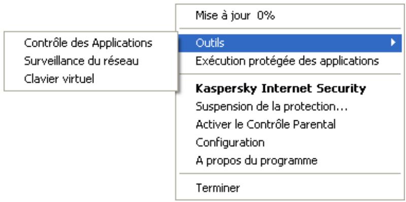 KASPERSKY LAB INTERNET SECURITY 2011 - MENU CONTEXTUEL - 1