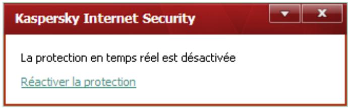 KASPERSKY LAB INTERNET SECURITY 2011 - FENETRE DE NOTIFICATION ET MESSAGES CONTEXTUELS - 2