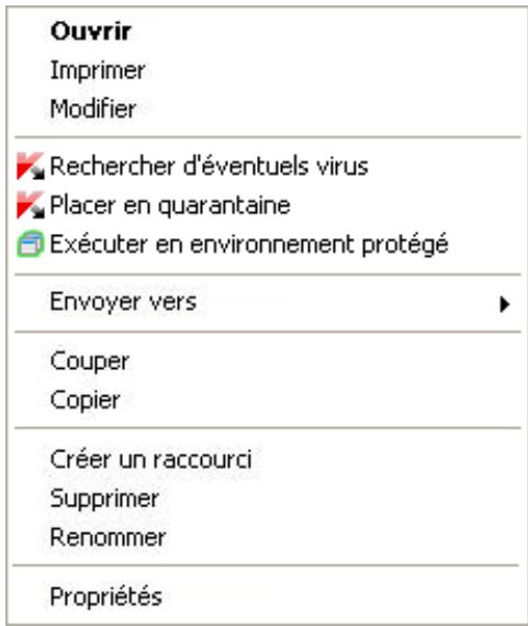 KASPERSKY LAB INTERNET SECURITY 2011 - PROCEDURE DE RECHERCHE DE VIRUS DANS UN FICHIER, UN DOSSIER, UN DISQUE OU UN AUTRE OBJET - 1