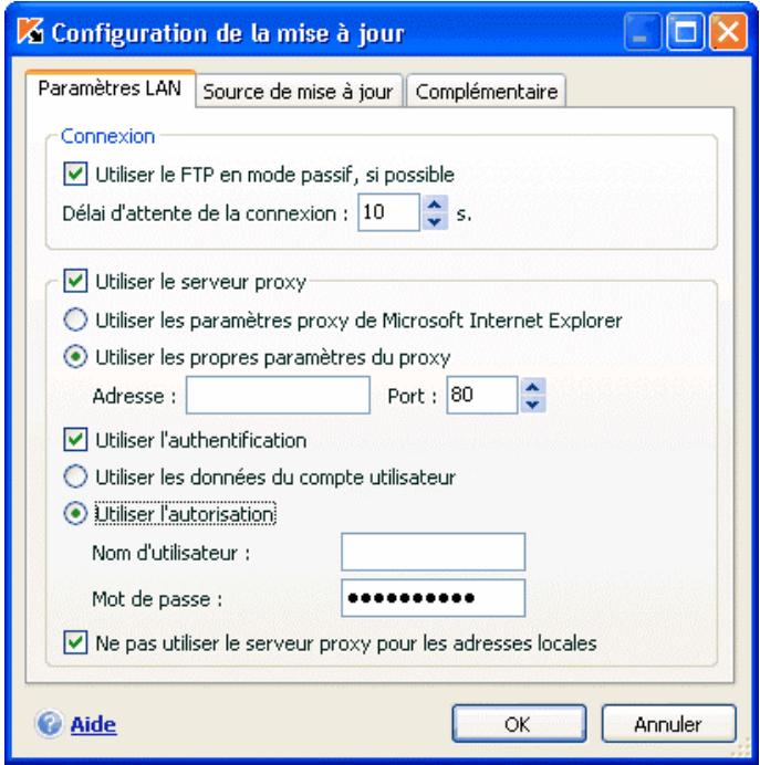 KASPERSKY LAB INTERNET SECURITY 6.0 - Configuration des paramètres de connexion - 1