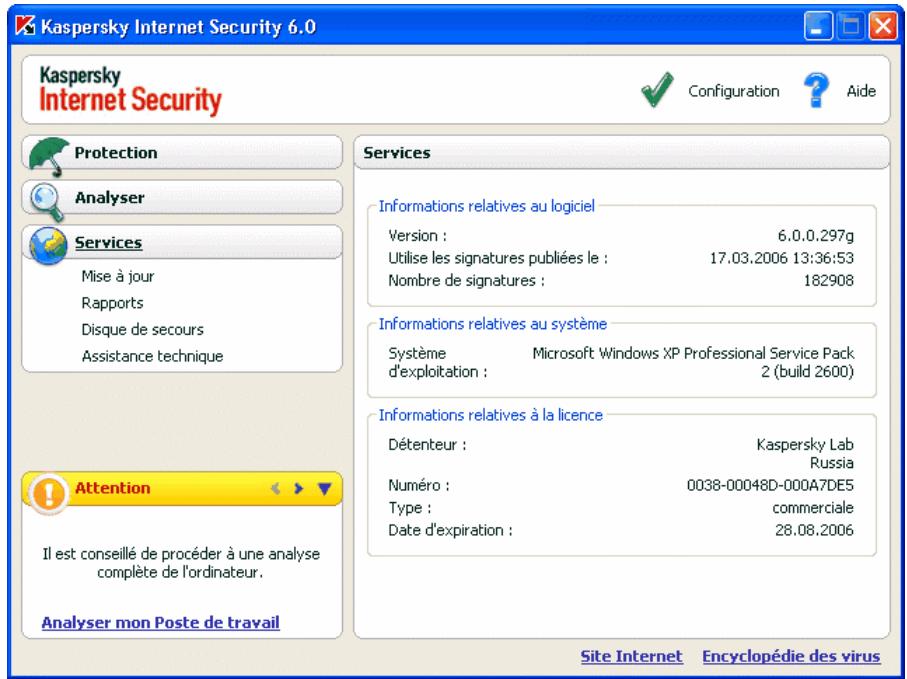 KASPERSKY LAB INTERNET SECURITY 6.0 - Informations générales sur le logiciel - 1