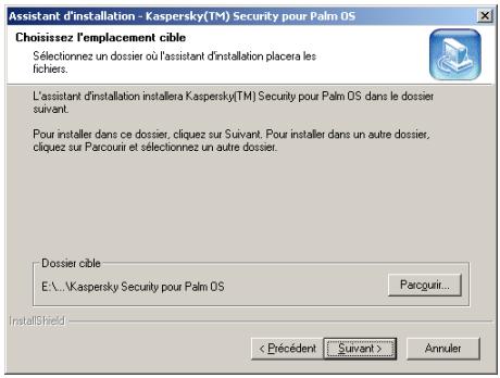 KASPERSKY LAB SECURITY - Étape 4. Sélection du dossier d'installation de l'application - 2