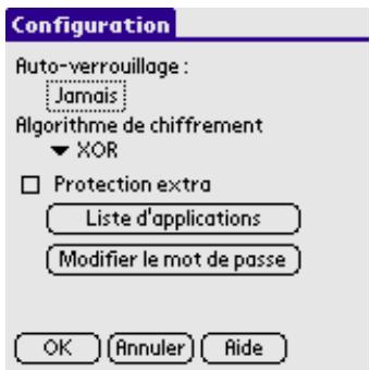 KASPERSKY LAB SECURITY - La fenêtre Configuration - 1