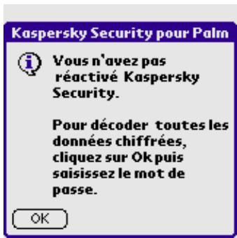 KASPERSKY LAB SECURITY - Boîte de dialogue - 1
