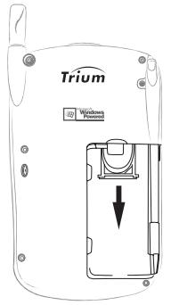 TRIUM MONDO - - Insertion de la carte SIM et de la batterie - 3