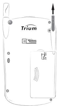 TRIUM MONDO - - Insertion de la carte SIM et de la batterie - 1