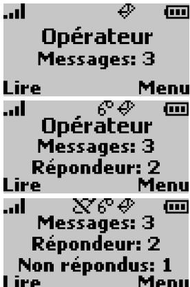 TRIUM ARIA - Indications d'appels sans réponse, de messages régondeur et de nouveaux messages courts re - 1