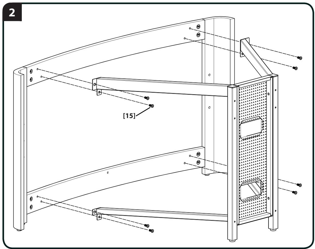SANUS SYSTEMS BFAV344 - Supplied Parts and Hardware. - 22