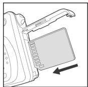 GENUIS P534 - Insertion et retrait d'une carte mémoire SD (accessoire en option) - 1