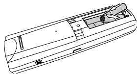 GENUIS REMOTE 600 - Insertion des piles - 2