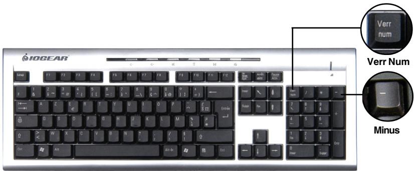 IOGEAR CGS1764 - Pour lancer le HSM (claviers PC) : - 1