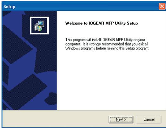 IOGEAR GMFPSU01 - Installation du logiciel - 1