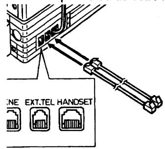 MURATEC M-4500 - Branchement Deuxieme téléphone ou d'un repondeur - 1