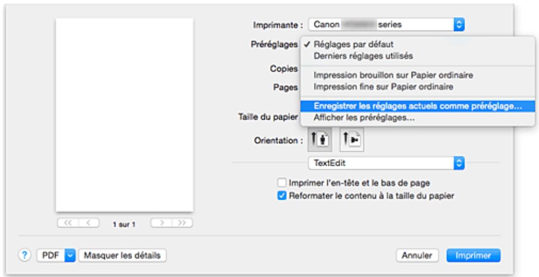 CANON MG 6852 - Enregistrement d'un profil d'impression - 1