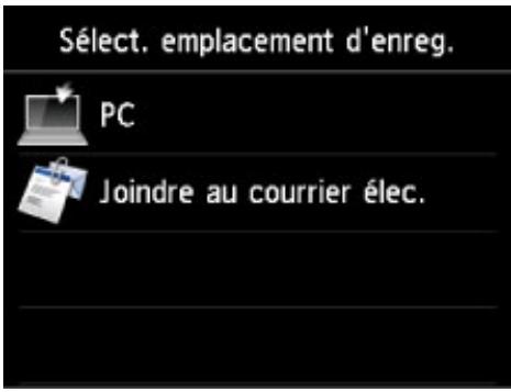 CANON MG 6852 - Attachment de données numérisées à un courrier électronique à l'aide du panneau de contrôle - 1