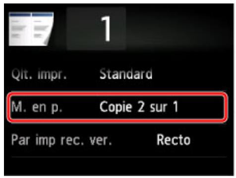 CANON MG 6852 - Copie de deux pages sur une seule feuille - 1