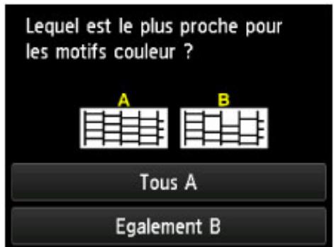 CANON MG 6852 - Examen du motif de vérification des buses - 2