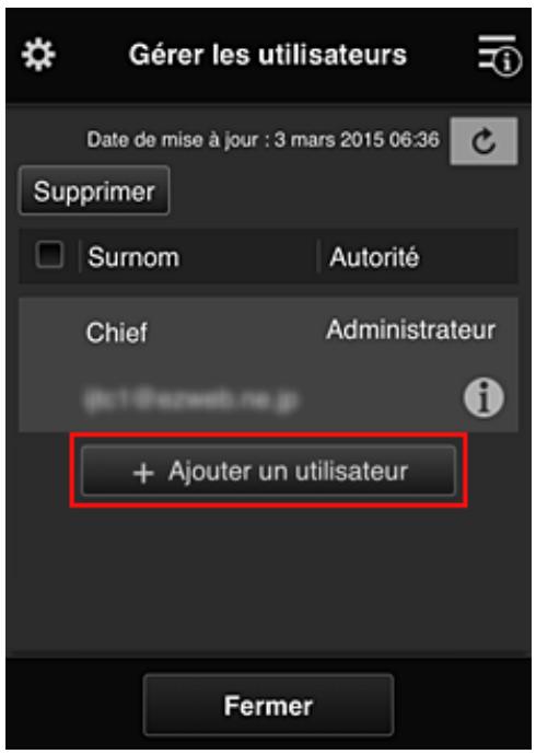 CANON MG 6852 - Création d'un groupe pour tous les membres du bureau - 2