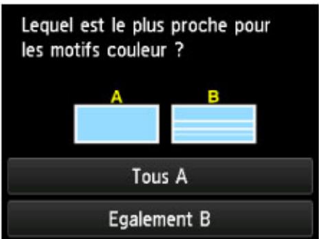 CANON MG 6852 - Examen du motif de vérification des buses - 3