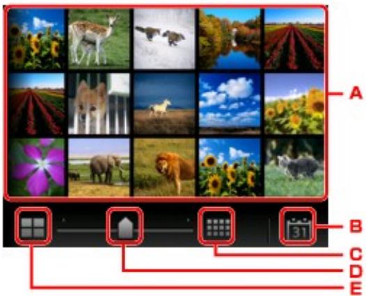CANON MG 6852 - Affichage de photos multiples pour selectionner la photo - 2