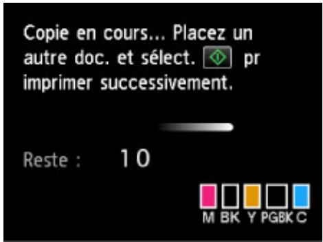 CANON MG 6852 - Ajout de la tâche de copie (Réssération de la copie) - 1